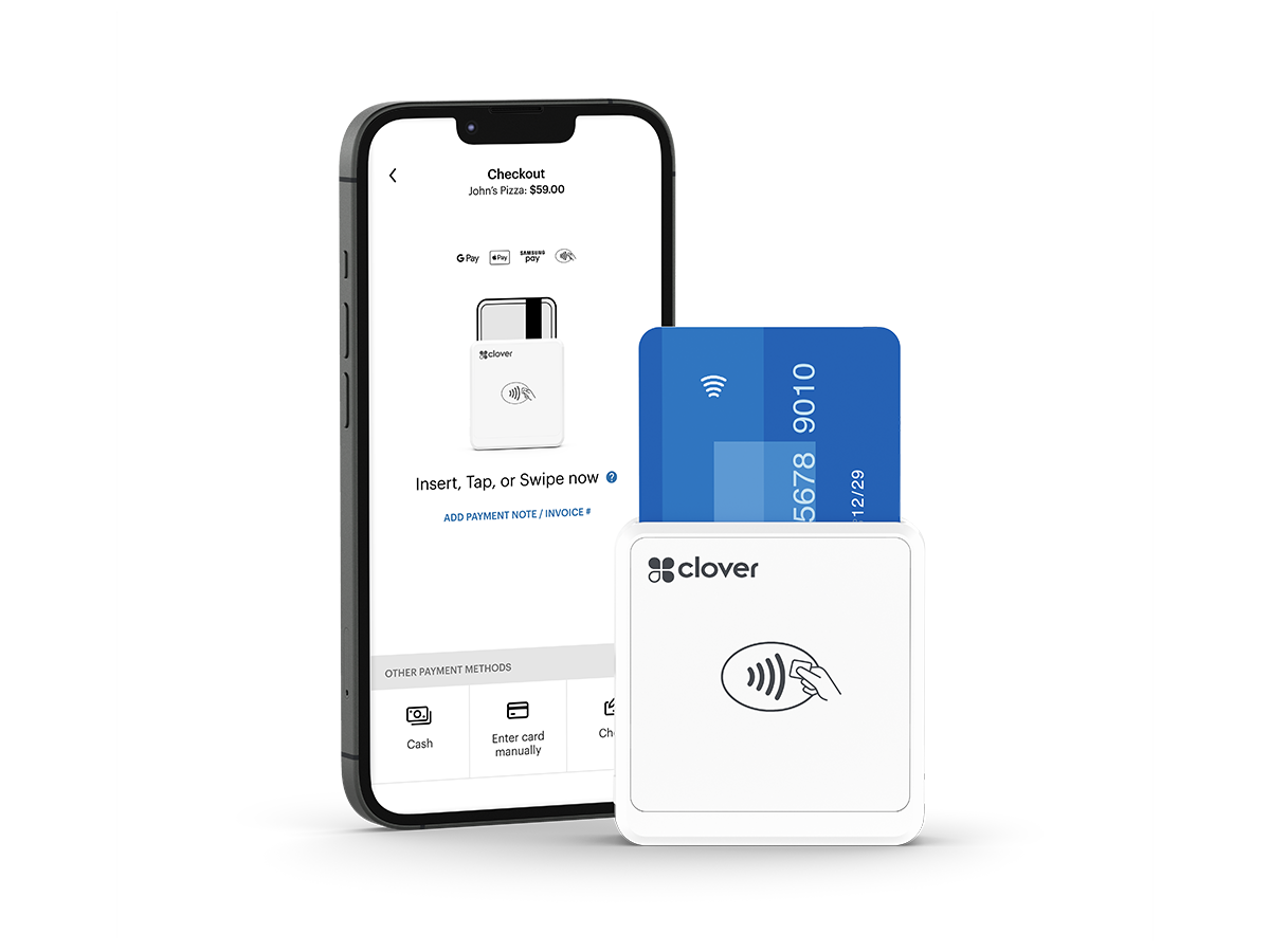 Card scanner clover go - mobile pos terminal