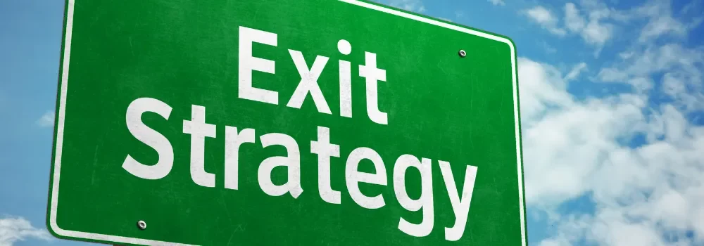 Exit Strategy sign
